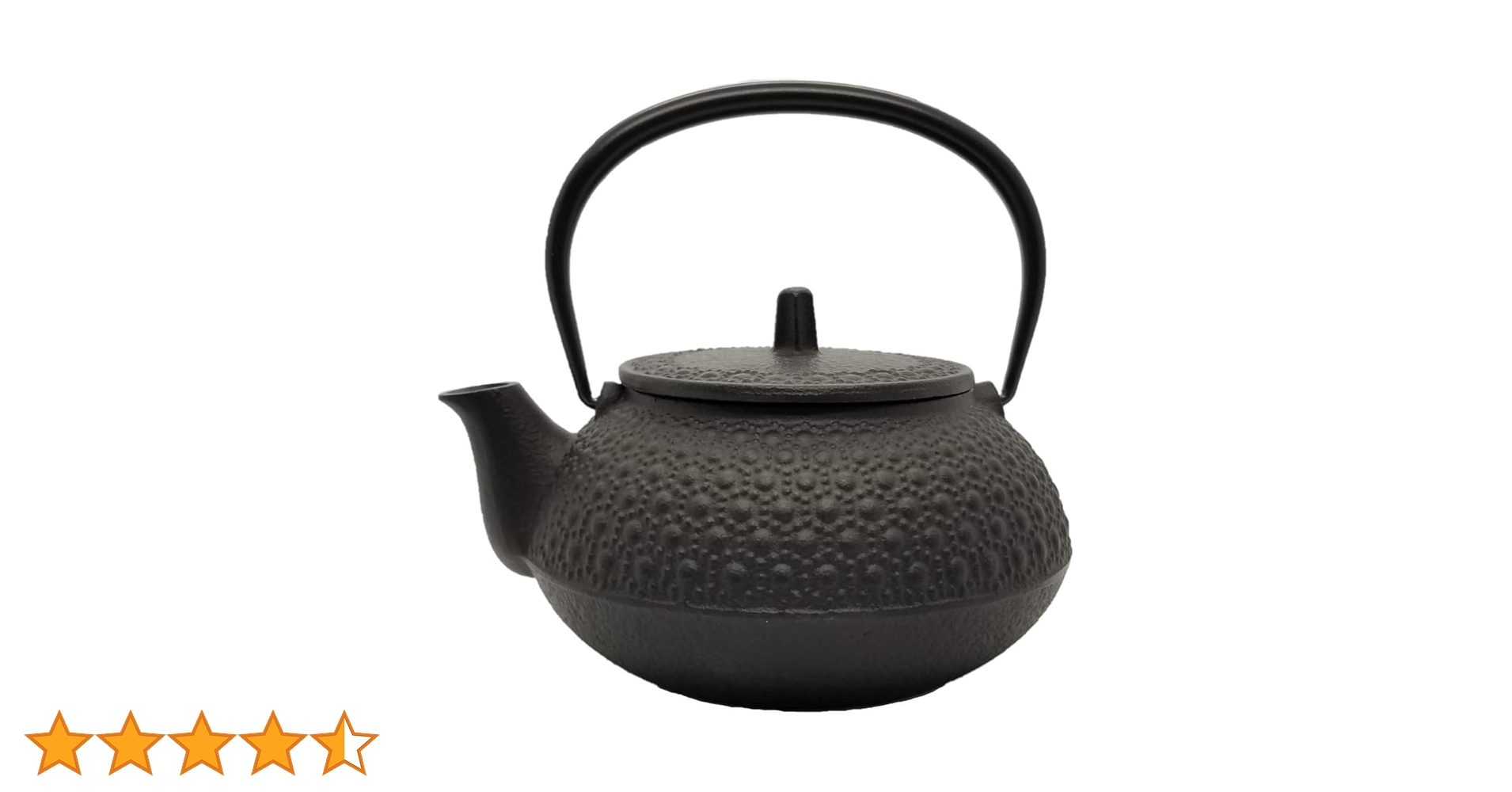 Amazon｜岩鋳 Iwachu 鉄瓶兼用急須 5型新亀甲 黒焼付 0.65L